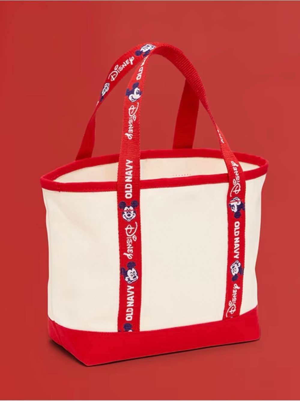 Old Navy X Licensed Disney Canvas Tote Mickey Mouse
